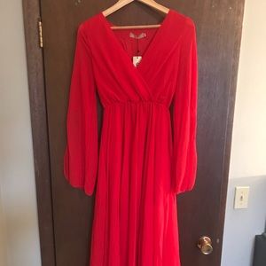 Loose fit evening dress